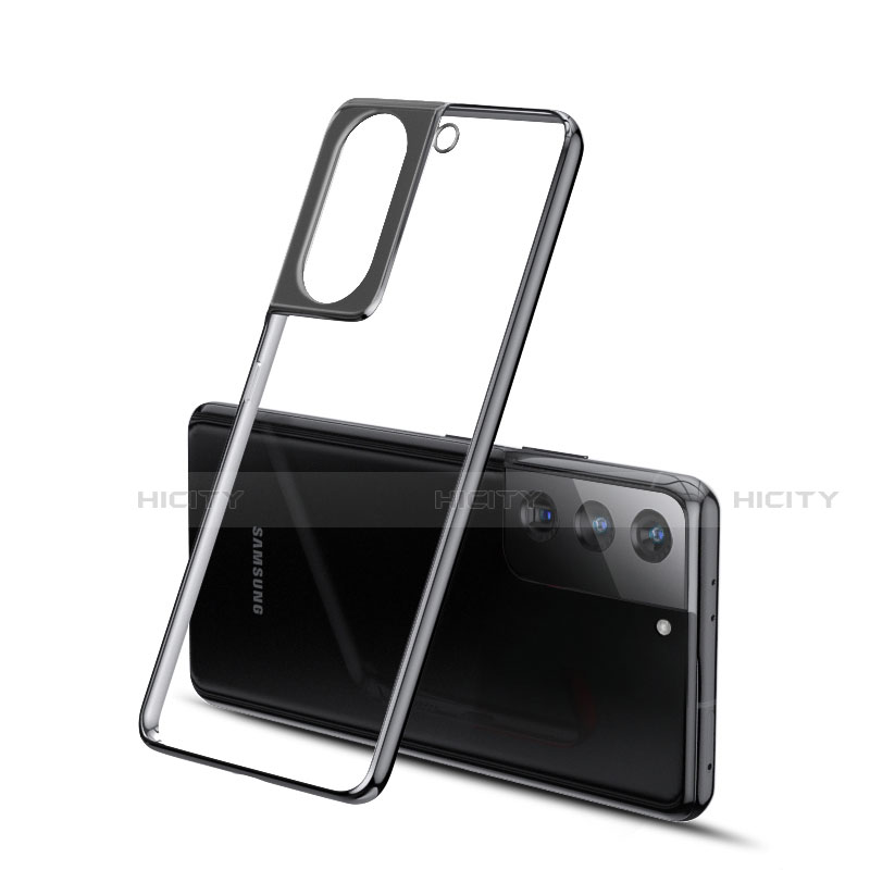 Custodia Silicone Trasparente Ultra Sottile Cover Morbida H01 per Samsung Galaxy S21 5G