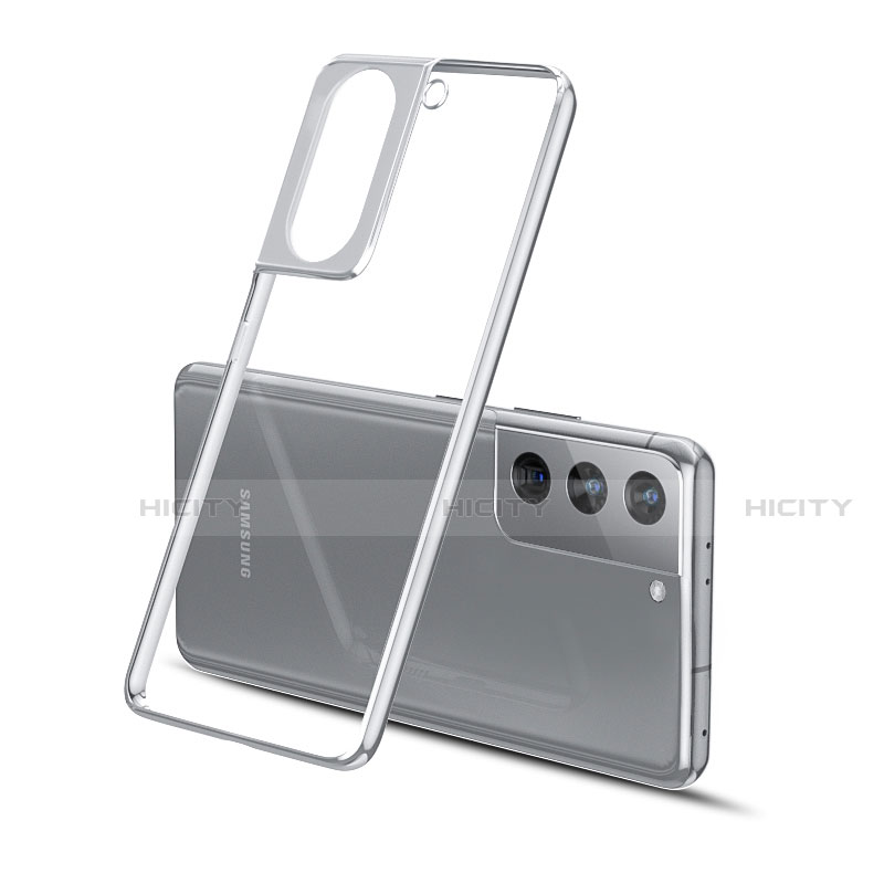 Custodia Silicone Trasparente Ultra Sottile Cover Morbida H01 per Samsung Galaxy S21 Plus 5G