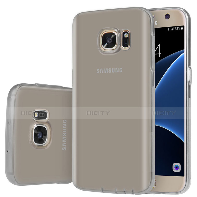 Custodia Silicone Trasparente Ultra Sottile Cover Morbida H01 per Samsung Galaxy S7 G930F G930FD