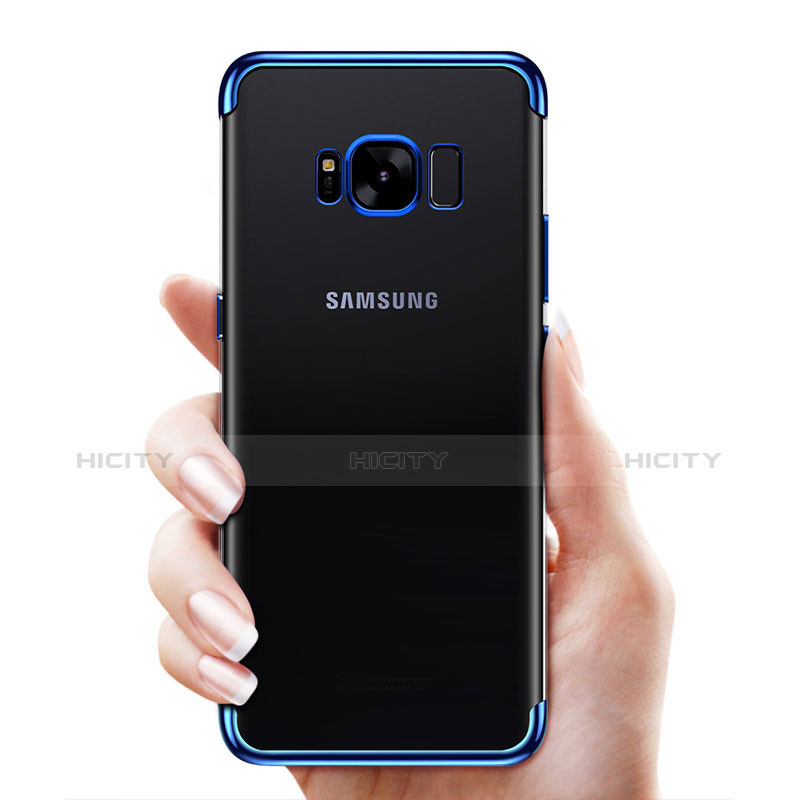 Custodia Silicone Trasparente Ultra Sottile Cover Morbida H01 per Samsung Galaxy S8