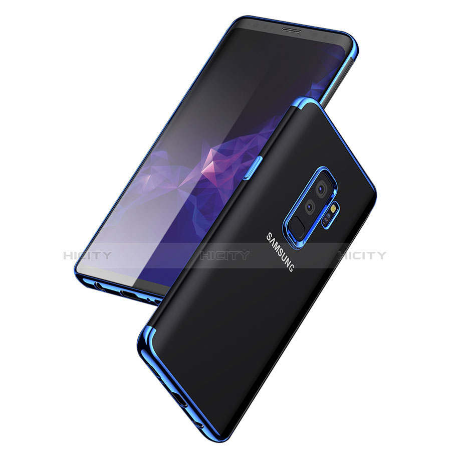 Custodia Silicone Trasparente Ultra Sottile Cover Morbida H01 per Samsung Galaxy S9 Plus