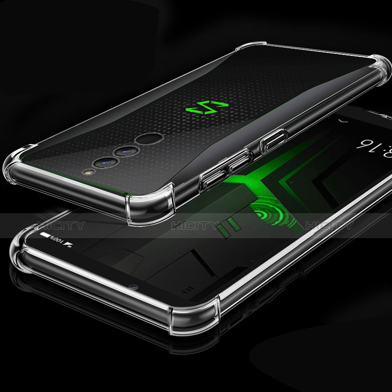 Custodia Silicone Trasparente Ultra Sottile Cover Morbida H01 per Xiaomi Black Shark Helo Chiaro