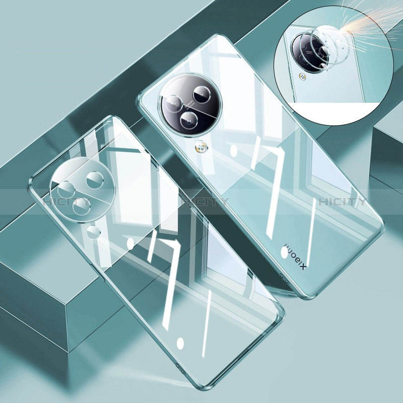 Custodia Silicone Trasparente Ultra Sottile Cover Morbida H01 per Xiaomi Civi 3 5G