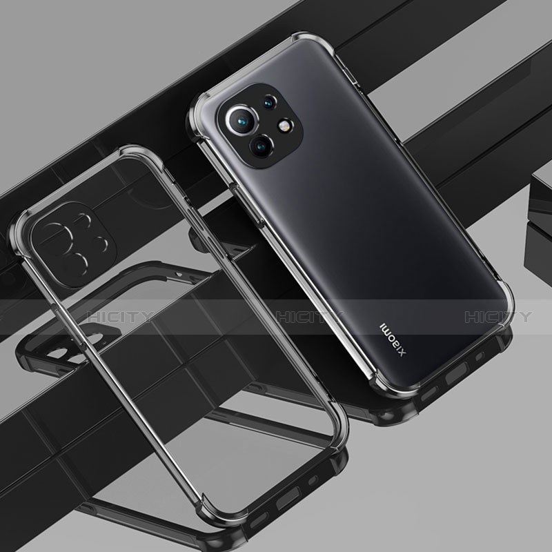 Custodia Silicone Trasparente Ultra Sottile Cover Morbida H01 per Xiaomi Mi 11 5G