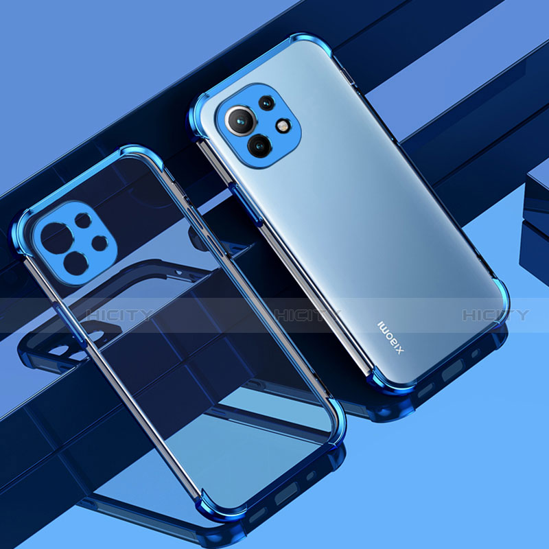 Custodia Silicone Trasparente Ultra Sottile Cover Morbida H01 per Xiaomi Mi 11 Lite 4G