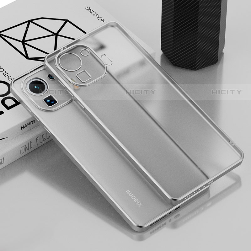 Custodia Silicone Trasparente Ultra Sottile Cover Morbida H01 per Xiaomi Mi 11 Pro 5G
