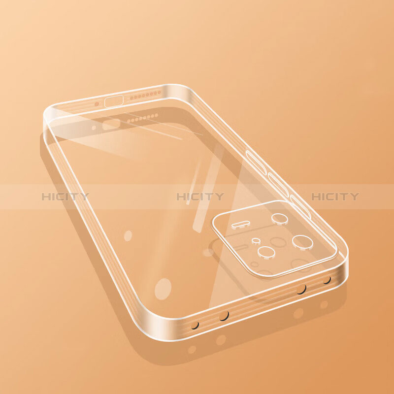 Custodia Silicone Trasparente Ultra Sottile Cover Morbida H01 per Xiaomi Mi 13 5G Chiaro