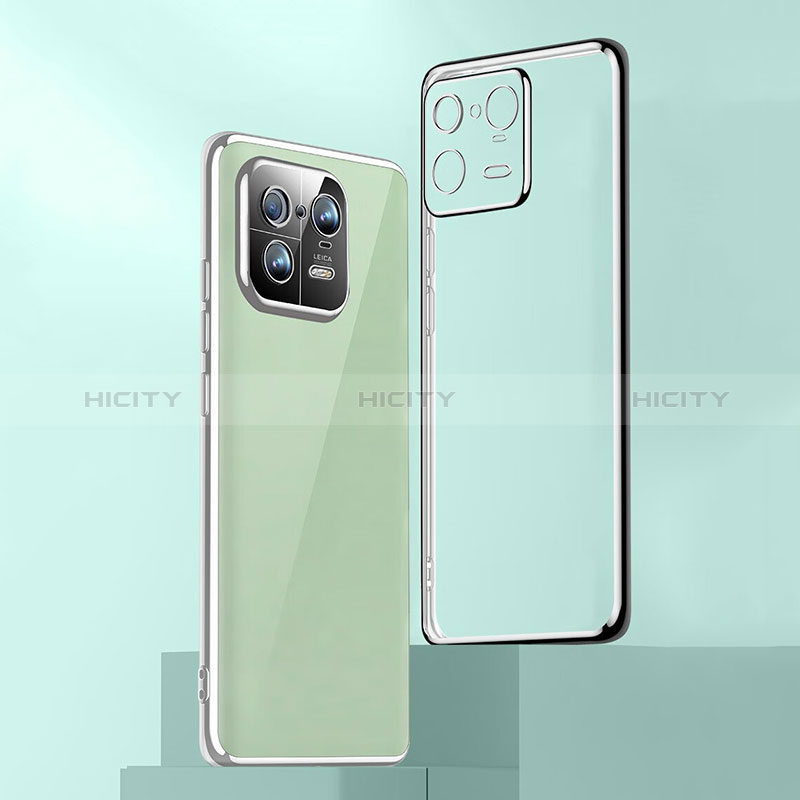 Custodia Silicone Trasparente Ultra Sottile Cover Morbida H01 per Xiaomi Mi 13 Pro 5G