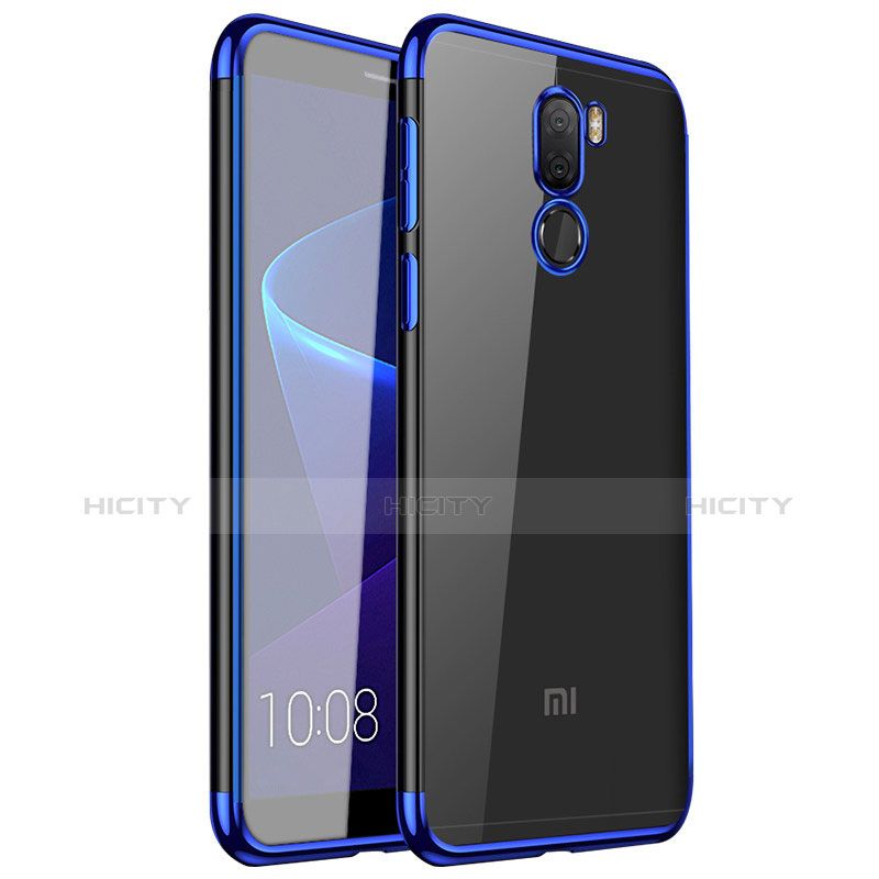 Custodia Silicone Trasparente Ultra Sottile Cover Morbida H01 per Xiaomi Mi 5S Plus Blu