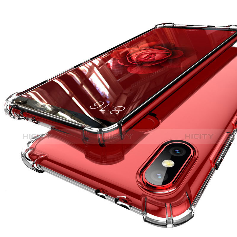 Custodia Silicone Trasparente Ultra Sottile Cover Morbida H01 per Xiaomi Mi A2 Chiaro