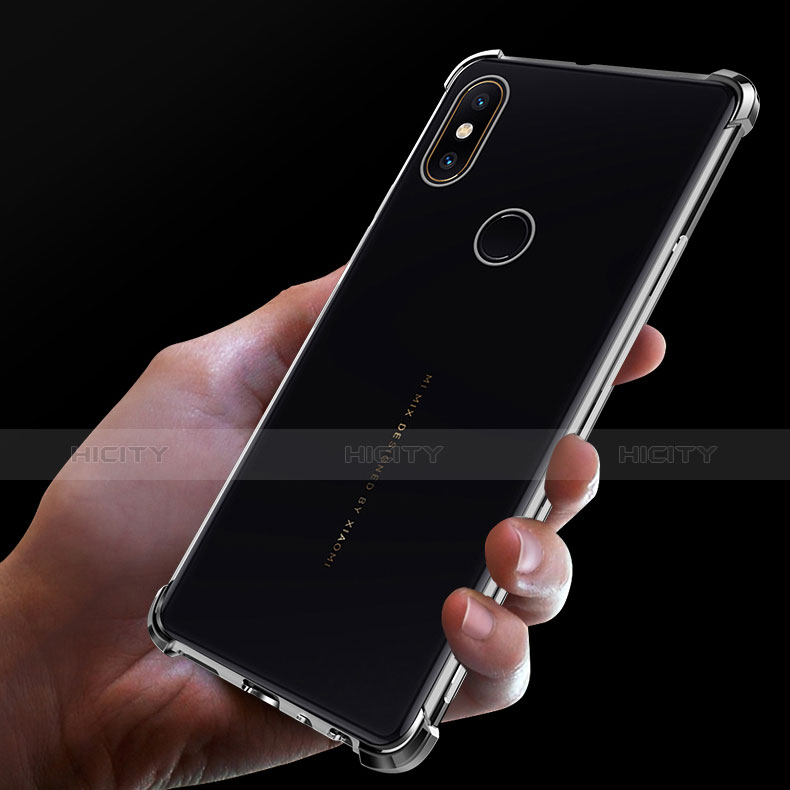 Custodia Silicone Trasparente Ultra Sottile Cover Morbida H01 per Xiaomi Mi Mix 2S