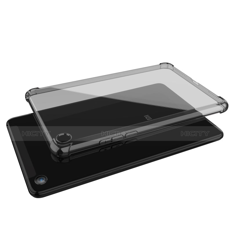 Custodia Silicone Trasparente Ultra Sottile Cover Morbida H01 per Xiaomi Mi Pad 4 Grigio