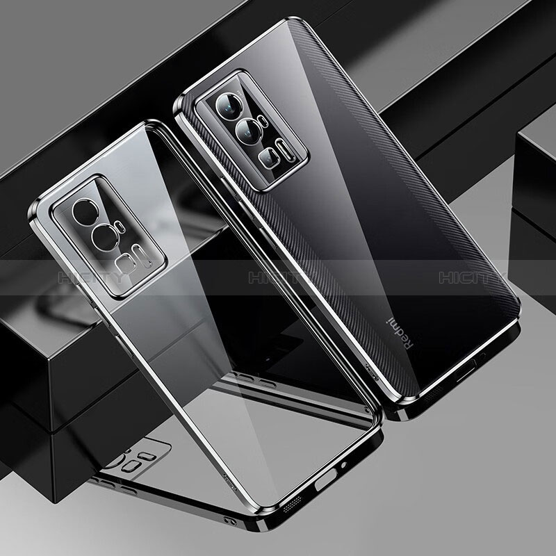 Custodia Silicone Trasparente Ultra Sottile Cover Morbida H01 per Xiaomi Poco F5 Pro 5G