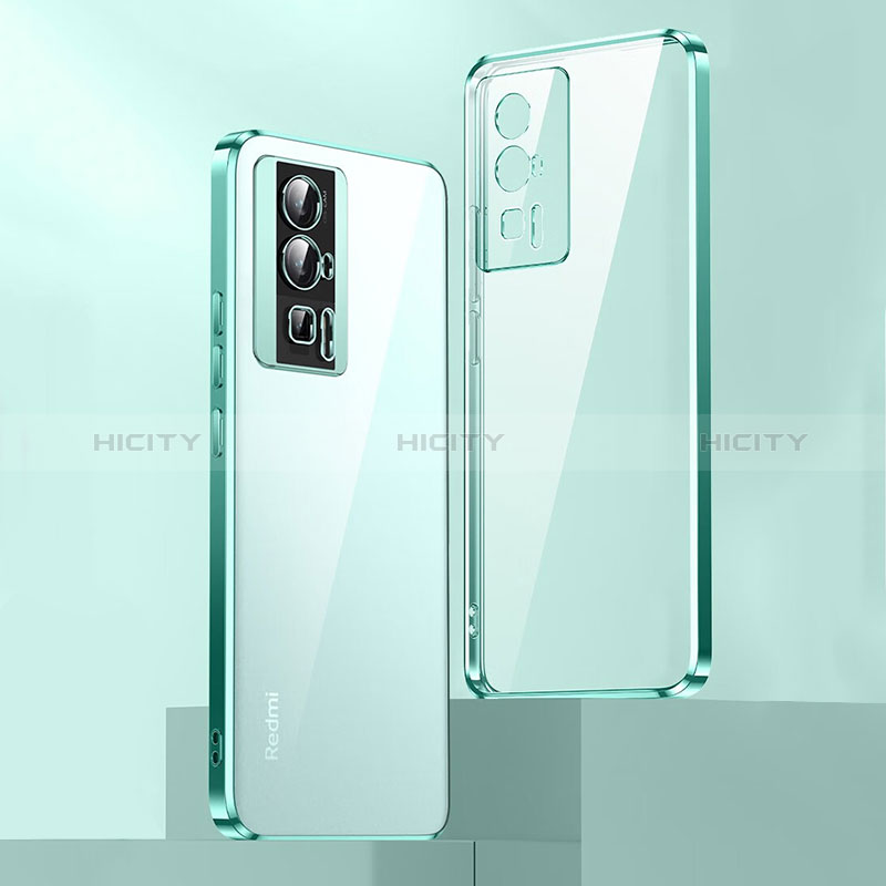 Custodia Silicone Trasparente Ultra Sottile Cover Morbida H01 per Xiaomi Poco F5 Pro 5G