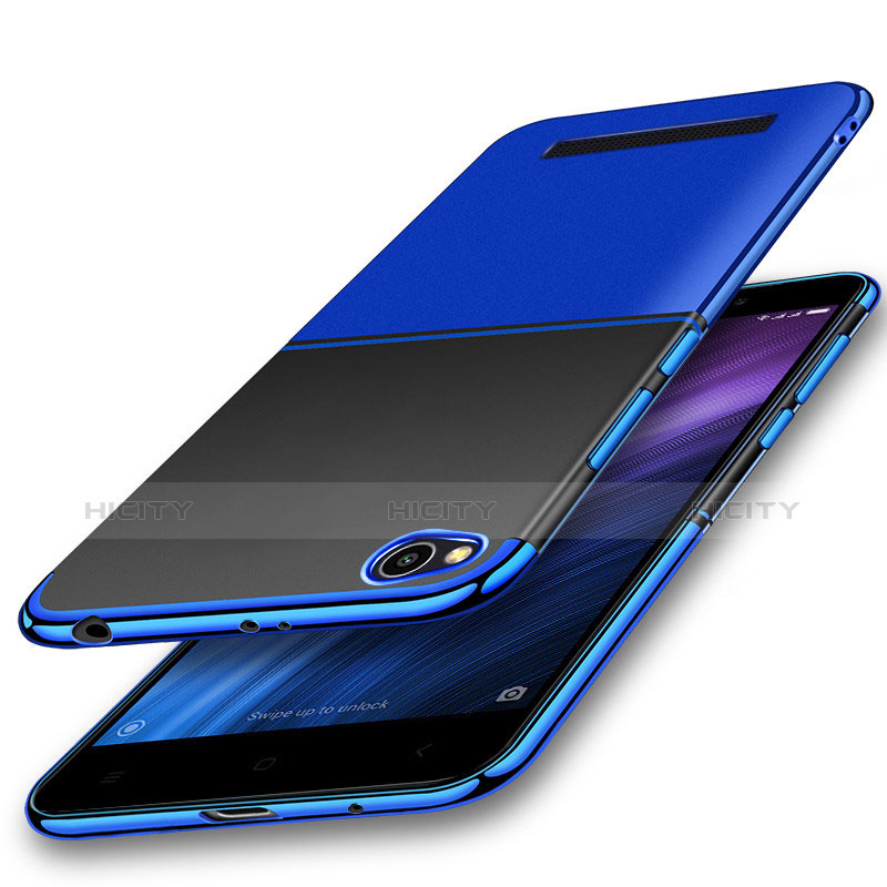 Custodia Silicone Trasparente Ultra Sottile Cover Morbida H01 per Xiaomi Redmi 4A Blu