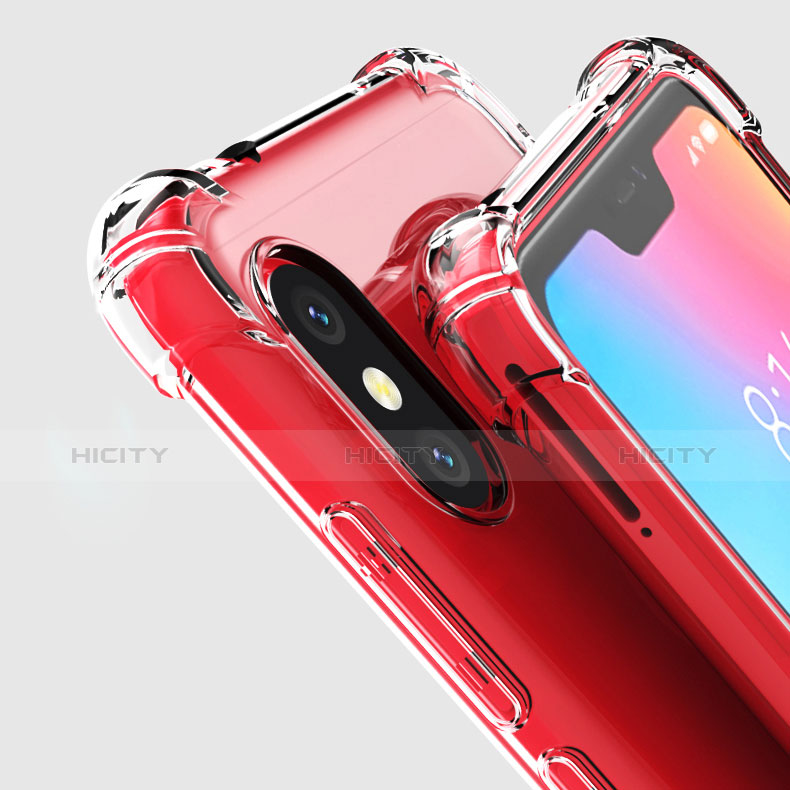 Custodia Silicone Trasparente Ultra Sottile Cover Morbida H01 per Xiaomi Redmi 6 Pro