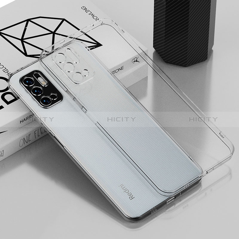 Custodia Silicone Trasparente Ultra Sottile Cover Morbida H01 per Xiaomi Redmi Note 10T 5G