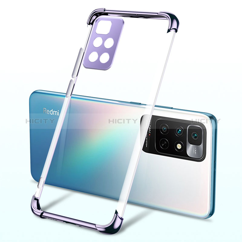 Custodia Silicone Trasparente Ultra Sottile Cover Morbida H01 per Xiaomi Redmi Note 11 4G (2021)