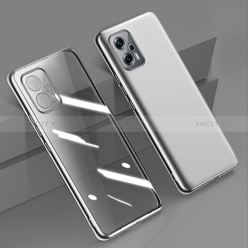 Custodia Silicone Trasparente Ultra Sottile Cover Morbida H01 per Xiaomi Redmi Note 11T Pro+ Plus 5G
