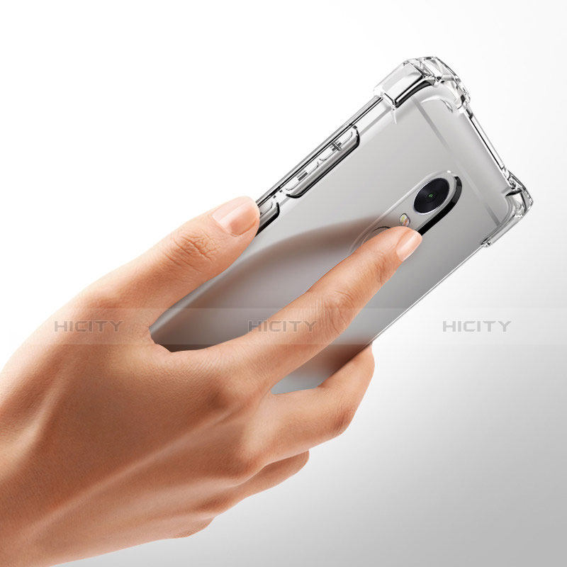 Custodia Silicone Trasparente Ultra Sottile Cover Morbida H01 per Xiaomi Redmi Note 4 Standard Edition