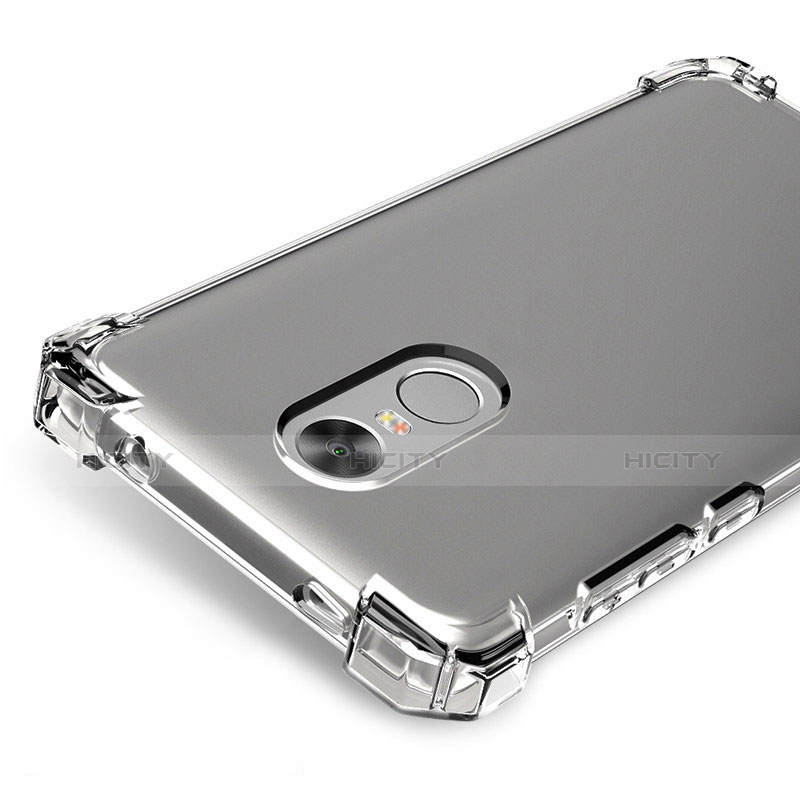Custodia Silicone Trasparente Ultra Sottile Cover Morbida H01 per Xiaomi Redmi Note 4 Standard Edition