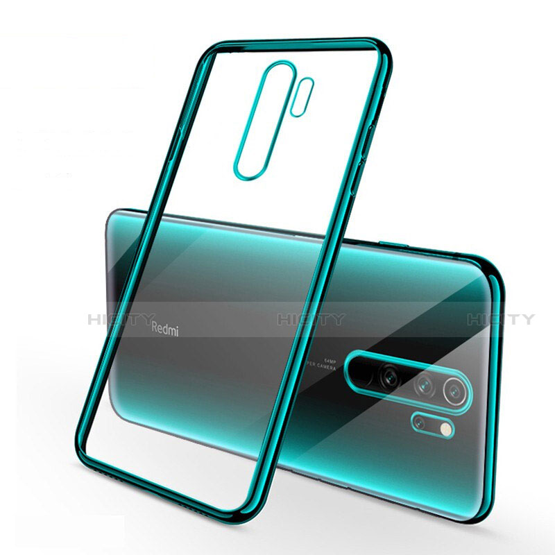 Custodia Silicone Trasparente Ultra Sottile Cover Morbida H01 per Xiaomi Redmi Note 8 Pro Verde