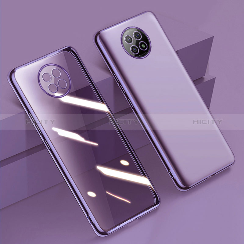 Custodia Silicone Trasparente Ultra Sottile Cover Morbida H01 per Xiaomi Redmi Note 9 5G