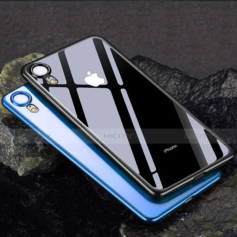 Custodia Silicone Trasparente Ultra Sottile Cover Morbida H02 per Apple iPhone XR