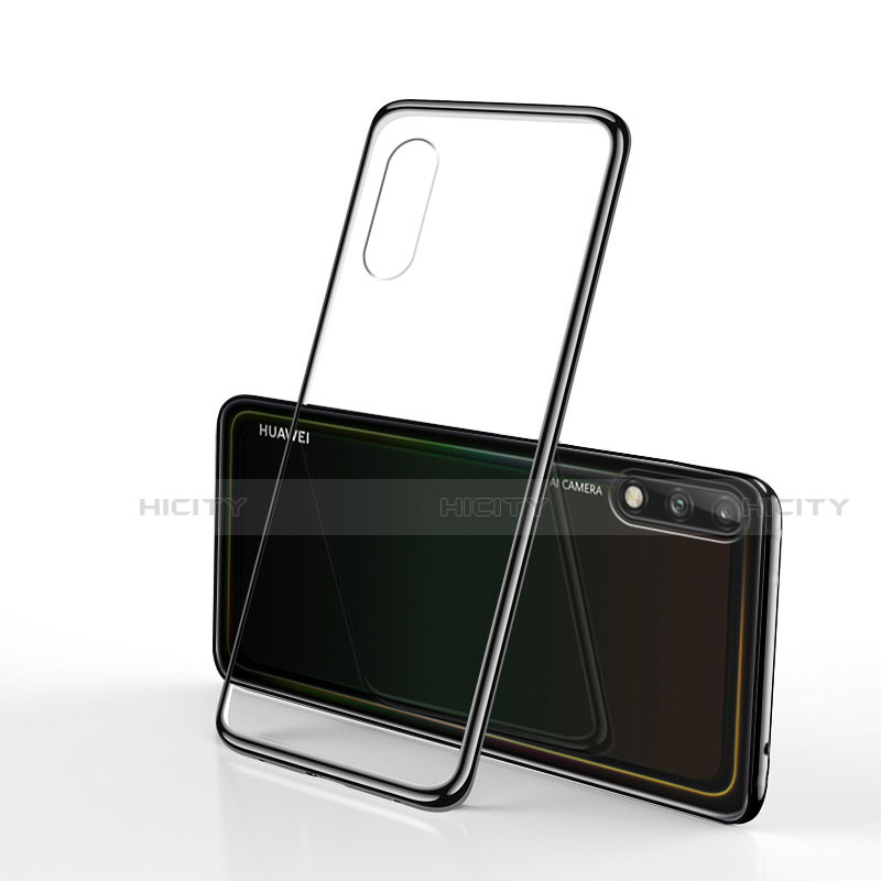 Custodia Silicone Trasparente Ultra Sottile Cover Morbida H02 per Huawei Enjoy 10