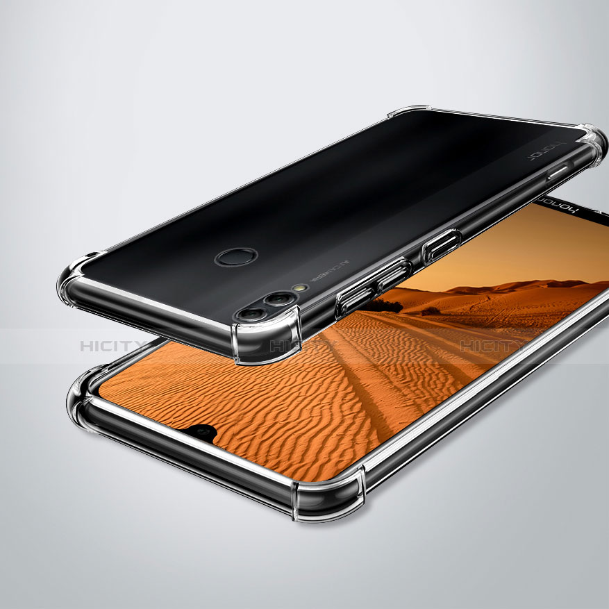 Custodia Silicone Trasparente Ultra Sottile Cover Morbida H02 per Huawei Enjoy Max Chiaro