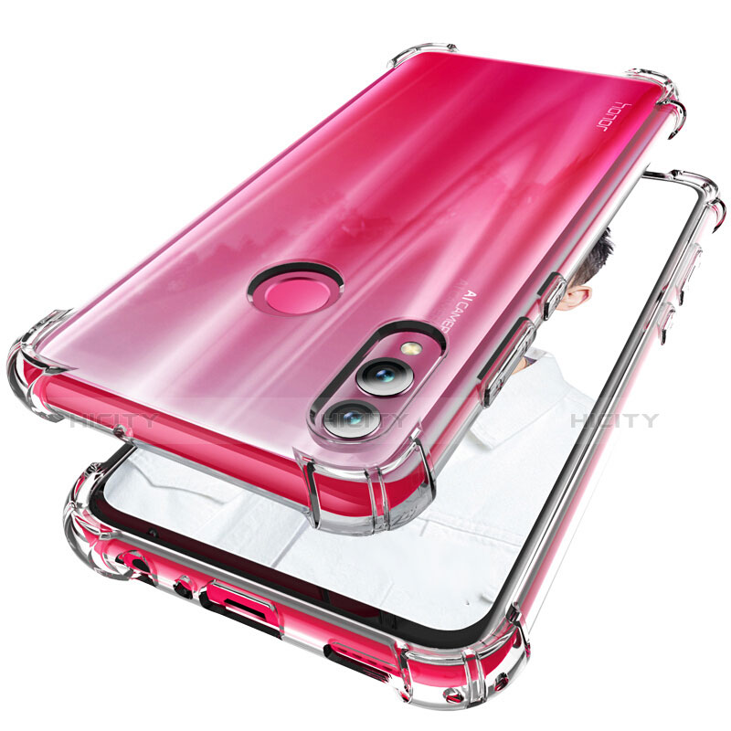 Custodia Silicone Trasparente Ultra Sottile Cover Morbida H02 per Huawei Honor 10 Lite