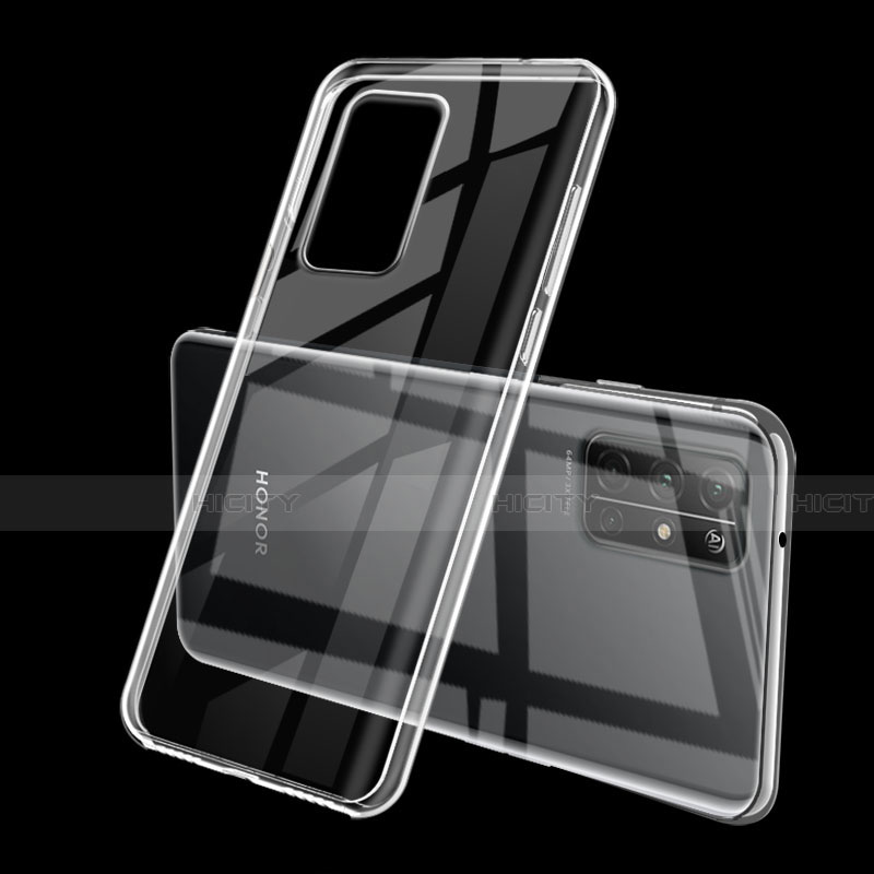 Custodia Silicone Trasparente Ultra Sottile Cover Morbida H02 per Huawei Honor 30S Chiaro