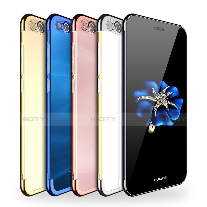 Custodia Silicone Trasparente Ultra Sottile Cover Morbida H02 per Huawei Honor 8 Lite