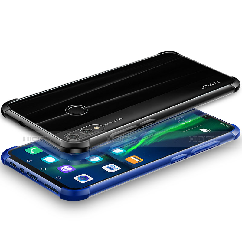 Custodia Silicone Trasparente Ultra Sottile Cover Morbida H02 per Huawei Honor 8X