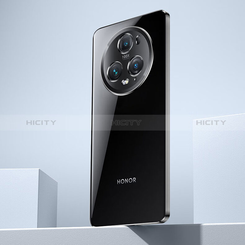 Custodia Silicone Trasparente Ultra Sottile Cover Morbida H02 per Huawei Honor Magic5 Pro 5G