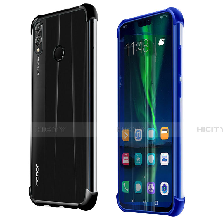 Custodia Silicone Trasparente Ultra Sottile Cover Morbida H02 per Huawei Honor View 10 Lite