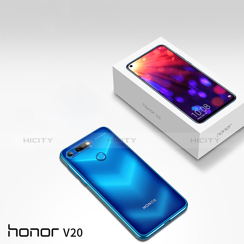 Custodia Silicone Trasparente Ultra Sottile Cover Morbida H02 per Huawei Honor View 20