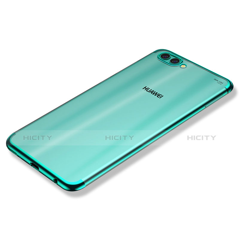 Custodia Silicone Trasparente Ultra Sottile Cover Morbida H02 per Huawei Nova 2S Verde