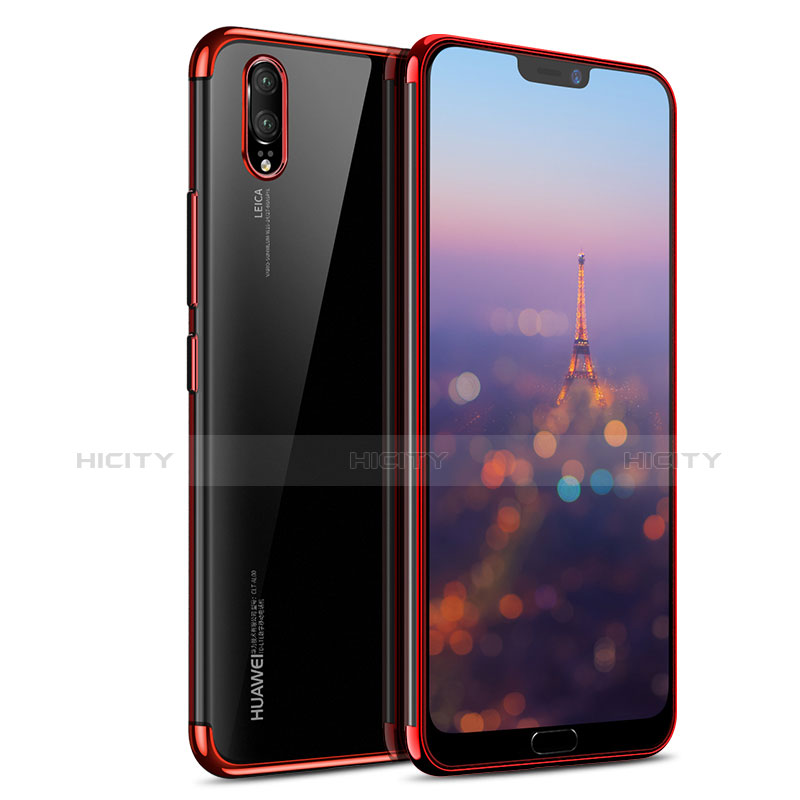 Custodia Silicone Trasparente Ultra Sottile Cover Morbida H02 per Huawei P20