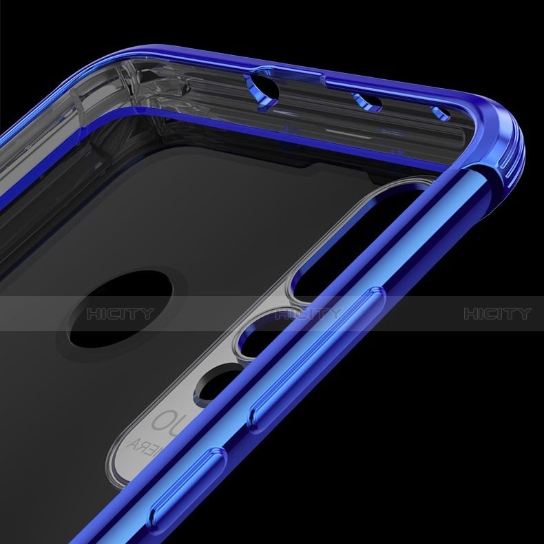 Custodia Silicone Trasparente Ultra Sottile Cover Morbida H02 per Huawei P30 Lite