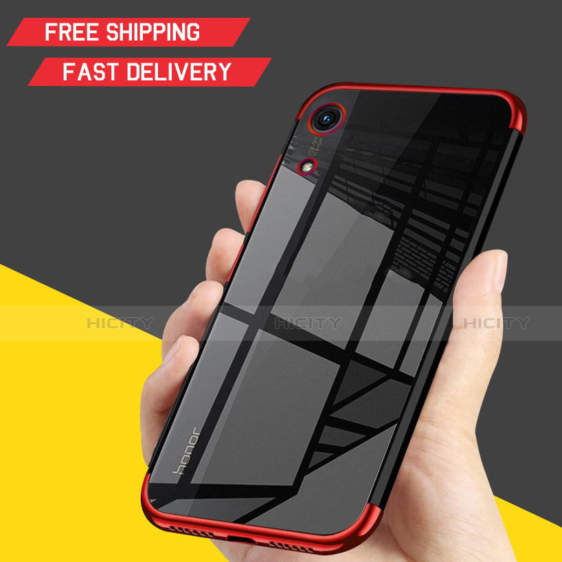 Custodia Silicone Trasparente Ultra Sottile Cover Morbida H02 per Huawei Y6 (2019)