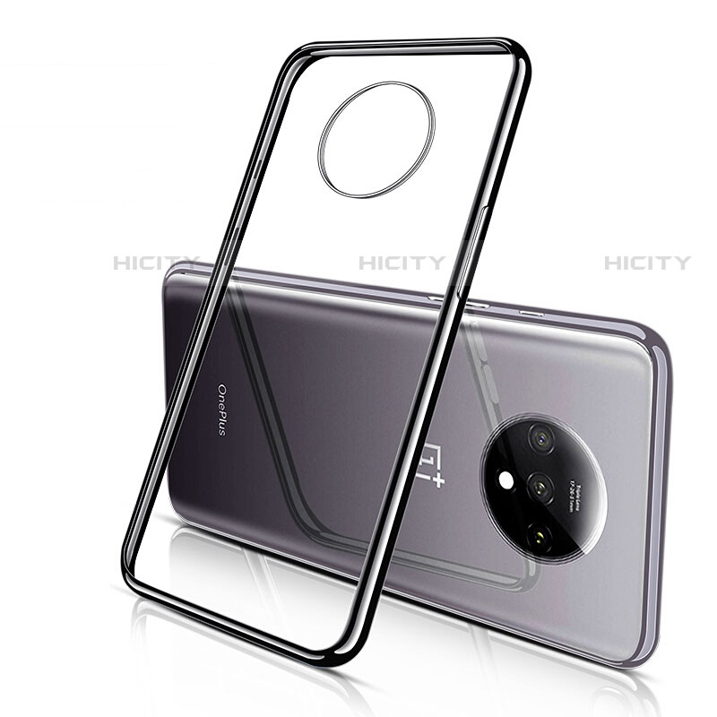 Custodia Silicone Trasparente Ultra Sottile Cover Morbida H02 per OnePlus 7T