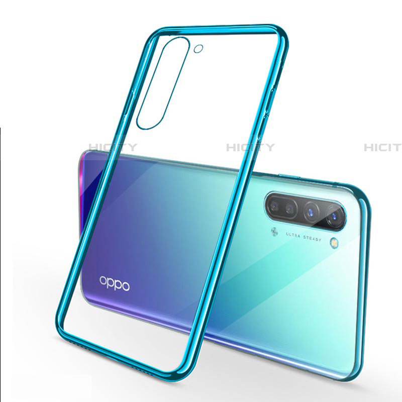 Custodia Silicone Trasparente Ultra Sottile Cover Morbida H02 per Oppo Find X2 Lite