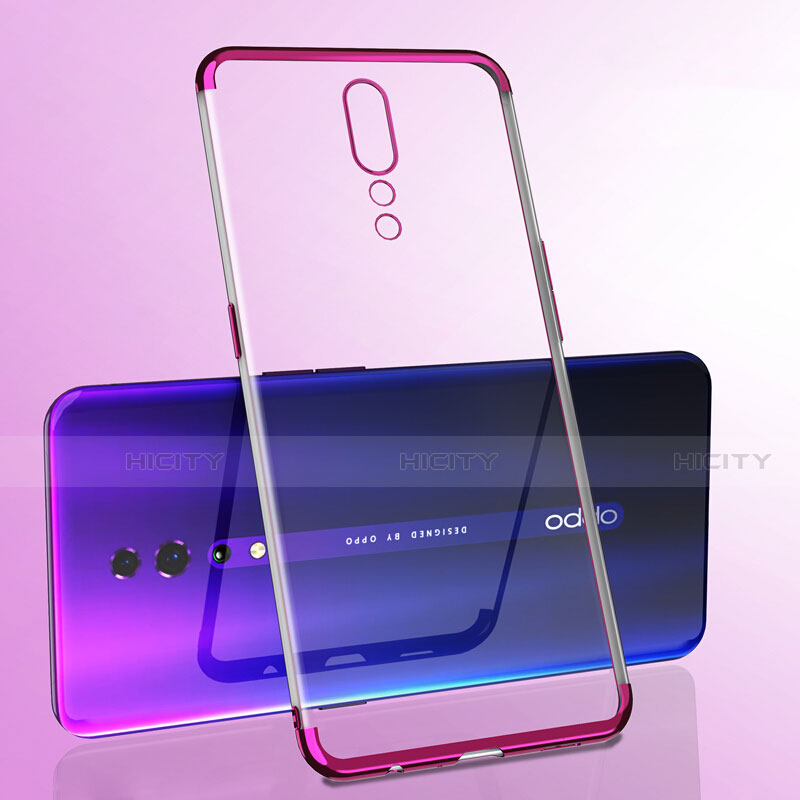 Custodia Silicone Trasparente Ultra Sottile Cover Morbida H02 per Oppo Reno Z