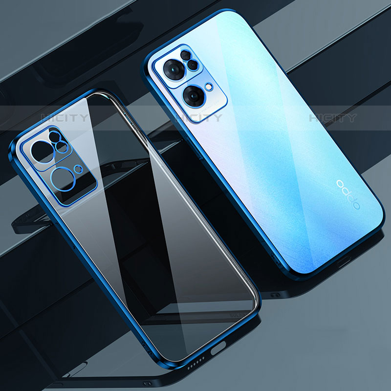 Custodia Silicone Trasparente Ultra Sottile Cover Morbida H02 per Oppo Reno7 Pro 5G