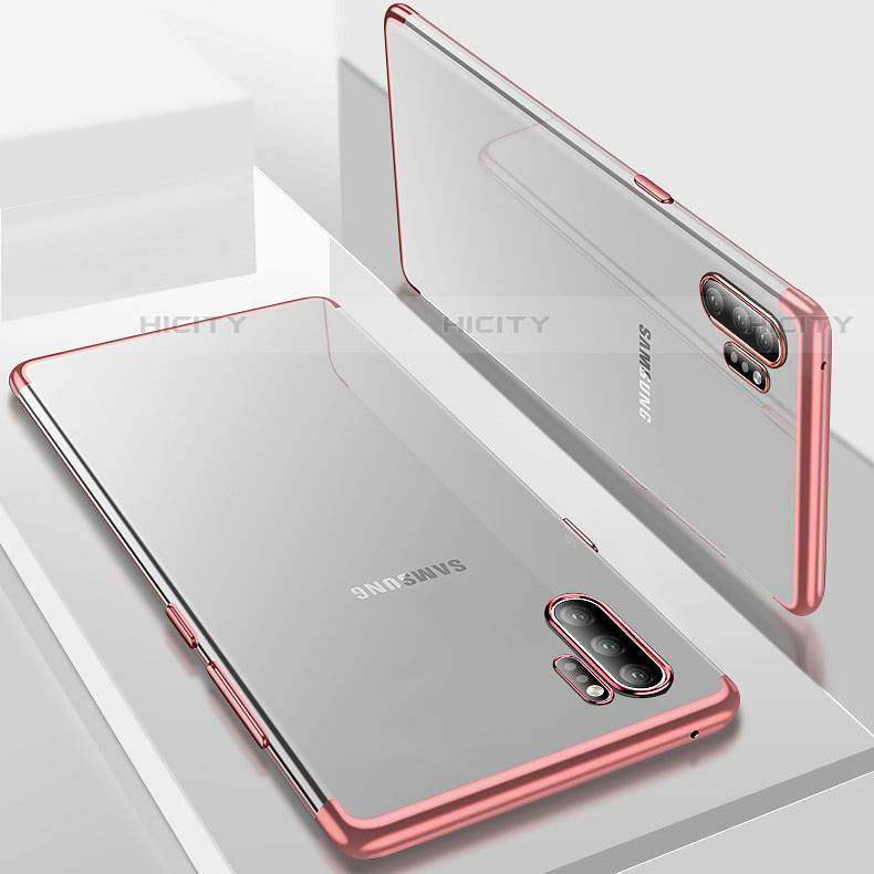 Custodia Silicone Trasparente Ultra Sottile Cover Morbida H02 per Samsung Galaxy Note 10 Plus