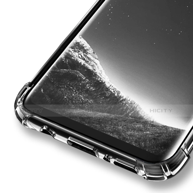 Custodia Silicone Trasparente Ultra Sottile Cover Morbida H02 per Samsung Galaxy S8 Plus