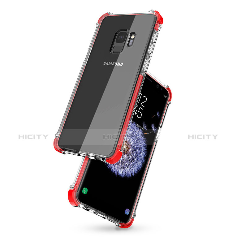 Custodia Silicone Trasparente Ultra Sottile Cover Morbida H02 per Samsung Galaxy S9