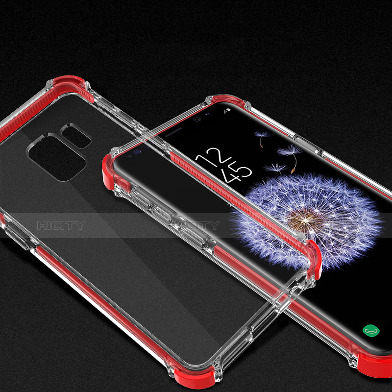 Custodia Silicone Trasparente Ultra Sottile Cover Morbida H02 per Samsung Galaxy S9