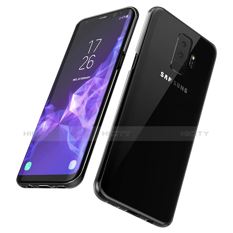 Custodia Silicone Trasparente Ultra Sottile Cover Morbida H02 per Samsung Galaxy S9 Plus